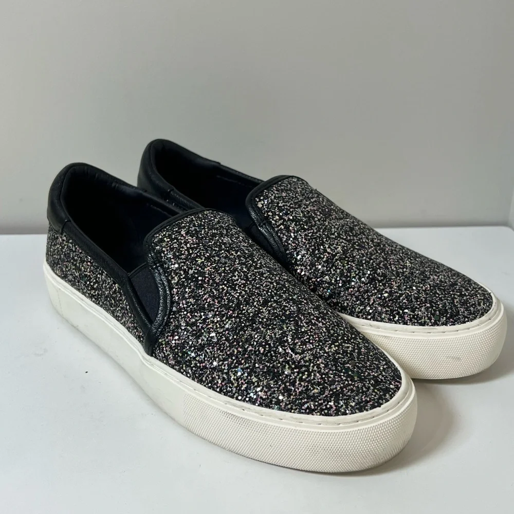 UGG Black Multi-Glitter Slip-On Shoes - Picture 2 of 15